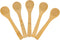 5Pcs Small Wooden Spoons, 5 inches Mini Wood Soup Salt Tasting Spoons Honey Teaspoons for Condiment Coffee Tea Sugar Jam...