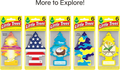 LITTLE TREES Air Fresheners Car Air Freshener. Hanging Tree Provides Long Lasting Scent for Auto or Home. Coconut, 24 Air Fresheners...
