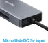 CF Card Reader,USB 3.0 to Compact Flash Memory Card Reader Adapter 5Gbps Read 5 Cards Simultaneously for SDXC, SDHC, SD, Micro SDXC, Micro SD, Mic...
