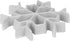 O'CREME Christmas Rosette Iron Snowflake...