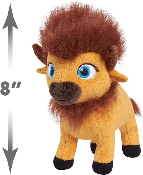 Netflix Ridley Jones 8-Inch Collectible Plush Stuffed Animal, Fred, Bison, Soft Plushie, Kids Toys for Ages 3 Up by Just Play...