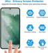 3 Pack Privacy Screen Protector Compatible with Samsung Galaxy S23, Anti-Spy TPU Hydrogel Protective Film for Samsung Galaxy S23 6.1" - Support Fi...