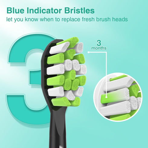 Aoremon Toothbrush Replacement Heads Compatible with Philips Sonicare DiamondClean 2 Series 3 Series ProtectiveClean FlexCare HealthyWhite 4100 51...