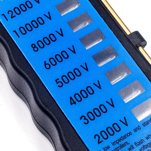 Electric Fence Voltage Tester, 12KV Fence Tester 8 Neon Indicator Lights/Fence Tester for Farms...