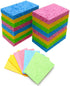 VANANA Biodegradable Kitchen Sponges Washing Up, Natural Compostable Cellulose Cleaning Sponges Colourful Sponge for Home Car Daily Use (12, Multi...