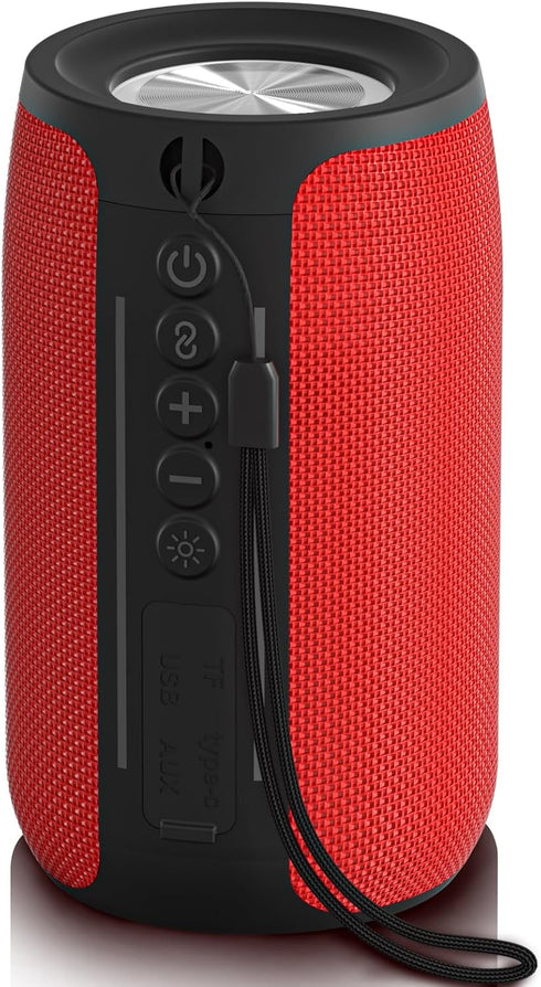 BluetoothSpeakers,Waterproof Wireless Speaker, Portable Speaker,Bluetooth 5.3, RGB Lights,Booming Bass,Bluetooth Pairing, Multiple Series connecti...