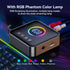 M10 RGB Upgraded Bluetooth 5.4 Audio Receiver Transmitter for TV Home Stereo/Speakers Bluetooth Audio Adapter with Display, USB, RCA, 3.5 mm AUX, ...