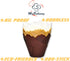 (JUMBO EXTRA LARGE size) Natural+Brown+White Tulip Baking Cups 2-1/4"(Base diameter) x 3-3/4"(Wall height) Greaseproof paper baking cupcake Muffin...