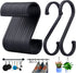 ACMETOP S Hooks, 12 Pack Aluminum S Shaped Hooks, S Hooks for Hanging Pots and Pans, Plants, Coffee Cups, Clothes, and Towels in Kitchen, Bedroom,...
