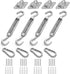 HOMPER Awning Attachment Set, Heavy Duty Sun Shade Sail Stainless Steel Hardware Kit for Garden Triangle and Square, Rectangle, Sun Shade Sail Fix...