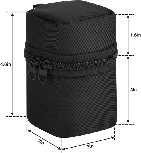 Travel Case Compatible with Anker 3-in-1 Cube MagSafe Charger 15W Max Fast Charging Foldable Wireless Charger, Compact Carrying Case for Anker 3-i...