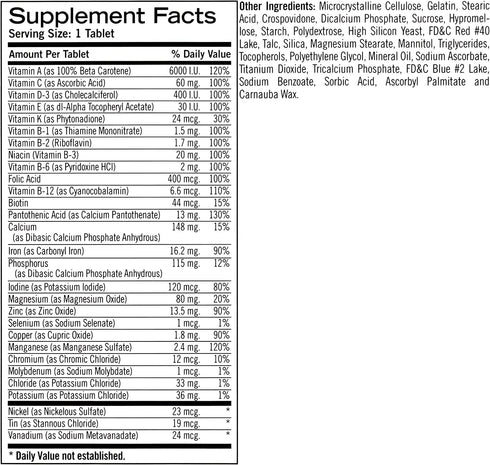 Geritol Multivitamin 100 tab (formerly called Geritol Complete - same product!)...