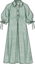 Simplicity Misses' Half-Button Dress Sewing Pattern Packet, Code S9744, Sizes 18-20-22-24-26, Multicolor...