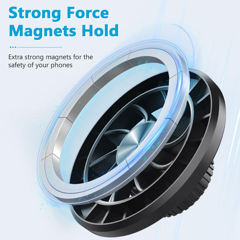 Fits Mag-Safe Car Phone Mount Holder - Magnetic Car Mount, Air Vent Cell Phone Holder Clip, Mag Safe Accessories for iPhone 14 13 12 Pro Max Plus ...