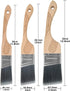 ROLLINGDOG Paint Brushes for Walls - Angled Paint Brushes Trim Brush for Painting Wall, Furniture(1.5", 2", 2.5")...