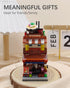 Japanese Street View Ramen Shop Building Blocks Set, Japanese Theme Store Simulation Architecture Creative Model, Mini Bricks Construction Buildin...