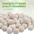 Jdesun 100 Pieces Unfinished Wooden Balls, Mini Round Craft Balls for DIY Projects, Kids Arts and Craft Supplies, 0.7 Inches Diameter....