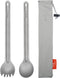TiTo Titanium Long Handle Spork and Spoon Eco-Friendly Ultralight Portabale Flatware for Outdoor Camping Backpacking Hiking Travel Picnic Tablewar...