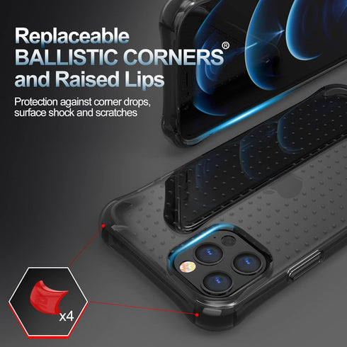 BALLISTIC Raptor S Series Designed for iPhone 12 Pro Max Case (2020) with B-Labs Corners Against Drops, Protective Case for iPhone12 Pro Max 6.7 i...