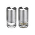 Frieling USA Sylva Salt or Pepper Shaker Acrylic, 3.3" x 1.7", Clear/Stainless Steel...