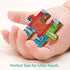 Wooden Puzzle for 3 Year Old with Picture Underneath, 24 Piece Puzzles for Kids Ages 3-5 Traffic Theme, Unique Shape Jigsaw Pieces Preschool Toddl...