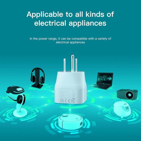 European to USA Plug Adapter, EU to US Plug Adapter, Europe to USA Travel Converter for Most of Europe EU Spain France Type C/E/F Plugs to US Powe...