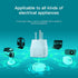 European to USA Plug Adapter, EU to US Plug Adapter, Europe to USA Travel Converter for Most of Europe EU Spain France Type C/E/F Plugs to US Powe...