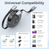 100W Retractable USB C Cable, USB A/USB C to USB C PD 5A Fast Charging Cord with Data Transfer, 100W USB C Retractable Phone Charger for iPhone 15...
