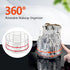 Hayder Makeup Organizer, 360° Rotating Makeup Brush Holder with 5 Slot for Vanity Countertop, Bathroom Organizers and Storage for Cosmetics Nail P...