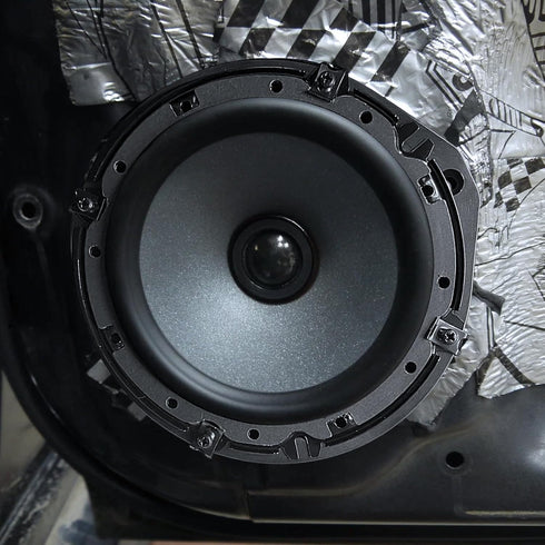 6.5'' Front Door Speaker Spacer Compatible with Honda Accord Civic CRV CRZ Insigh Odyssey Fit 6-6.75 inch Install Base Speaker Spacer Covers with ...