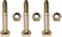 Cpartstore-Top 3-Pack 53200500 Shear Pin Bolts and Nuts Replaces Ariens 532002 03204300 51001600 510016 Snow Blowers...