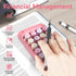 MOFII Wireless Number Pads - Pink Numeric Keypad 18 Keys USB 2.4G Round Keycap Colorful Extensions Keypads, Financial Accounting Portable Numpad 1...