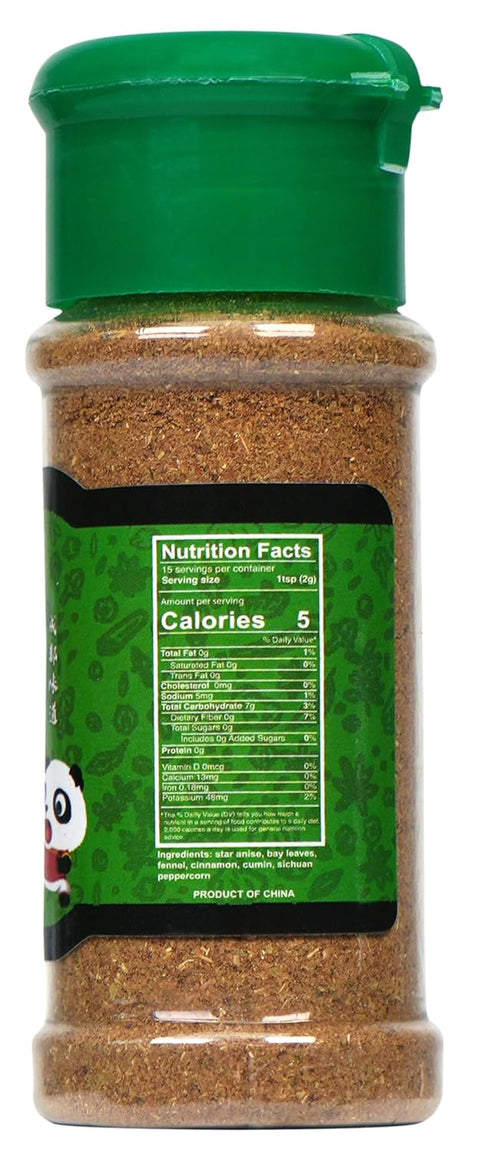 NPG Authentic Chinese Five Spice Blend 1.08 Oz, Gluten Free, All Natural Ground Chinese 5 Spice Powder, No Preservative, No MSG, Mixed Spice Seaso...