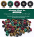 Abrasive Wheel, 100pcs 1" Buffing Polishing Wheels, Metal Polishing Compound for Rotary Tools-1/8"(3mm) Shank, 120 Grit, 180 Grit, 320 Grit, 400 G...