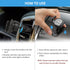 KSWNG Universal Air Vent Car Mount and Dashboard Sticker Holder 360° Rotation Clip Car Mount Phone Holder with Adjustable Switch Lock for Smartpho...