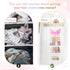 POVETIRE Headband Holder Bow Holder for Girls Hair Bows,Butterfly Hair Accessories Organizer Storage Wall Hanging Display for Nursery Toddler Girl...