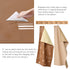 Owlowla Baby Diaper Changing Pad Portable Changing Mat Travel Changing Pad Liner for Baby and Small Toddler(Beige&Brush Strokes)...