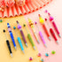 Crtiin 50 Pieces Plastic Beadable Pen Bulk Bead Ballpoint Pen Shaft Black Ink Beaded Pens with 50 Refills for DIY Making Gift Kids Students Office...