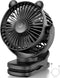 Clip on Fan, Rechargeable Portable Fan with 2000mAh Battery Operated, Small Fan with Powerful Clip Design, 3 Wind Speed, 360° Rotation, Ultra-Low ...