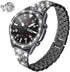 Bands Compatible with Samsung Galaxy Watch 3 (45mm), 22mm Full Rhinestone Diamond Stainless Metal Strap with Bezel Ring Cover Replacement for Wome...