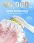 SEAGO Electric Toothbrush for Adults, Ultrasonic Toothbrushes with 8 Brush Heads, Rechargeable Electronic Toothbrush, White, SG-507...