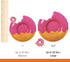 Nylabone Power Chew Donut Dog Chew Toy - Fun & Cute Dog Toys for Aggressive Chewers, Durable Dog Toys, Bacon Glazed Flavor, Large/Giant (1 Count)...