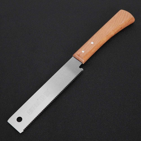 Small Hand Saw, Woodworking Flush Cut Trim Saw Wood Handle Household Flush Cutting Tool 12in Sawtooth Length Approx 143mm Full Length Approx 300mm...