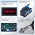 Digital LED Tachometer, Icstation RPM Speed Meter AC 110V 220V Digital Motor Tachometer with Hall Proximity Switch Sensor NPN for Lathes, Conveyor...