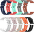 Bands for Xiaomi Mi Smartwatch/Xiaomi Mi Watch Color Sport for Women Men, 10 Pack Soft Silicone Strap Replacement Wristbands Compatible with Xiaom...