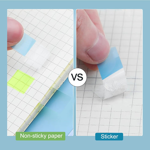 540 Pieces Transparent Sticky Notes Page Markers Book Tabs Sticky Note Tabs Sticky Page Tabs, Pop Up Index Tabs, Tabs for Annotating Books...
