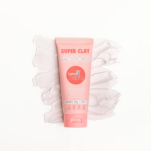 Super Clay Face Mask, 2.7 oz - With Kakadu Plum, Magnesium, Zinc and Silica - Nourishing Face Mask - Clay Mask for All Skin Types...