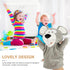 LUOZZY Interesting Hand Puppet Interactive Plush Animal Puppet for Kids Rat Puppet Toy for Storytelling Reading Prop (Gray)...
