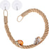 Hermit Crab Toys 23.6 Inch Hermit Crab Climbing Jute Rope Ladder with Hooks Hermit Crab Toys Reptile Tank Terrarium Accessories Habitat Decor for ...