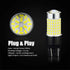 JDM ASTAR Extremely Bright 144-EX Chipsets 7440 7441 7443 7444 992 White LED Bulbs with Projector For Backup Reverse Lights...